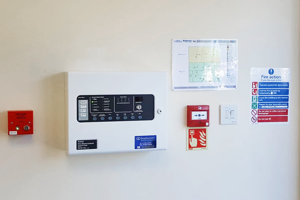 Fire alarm installation and testing
